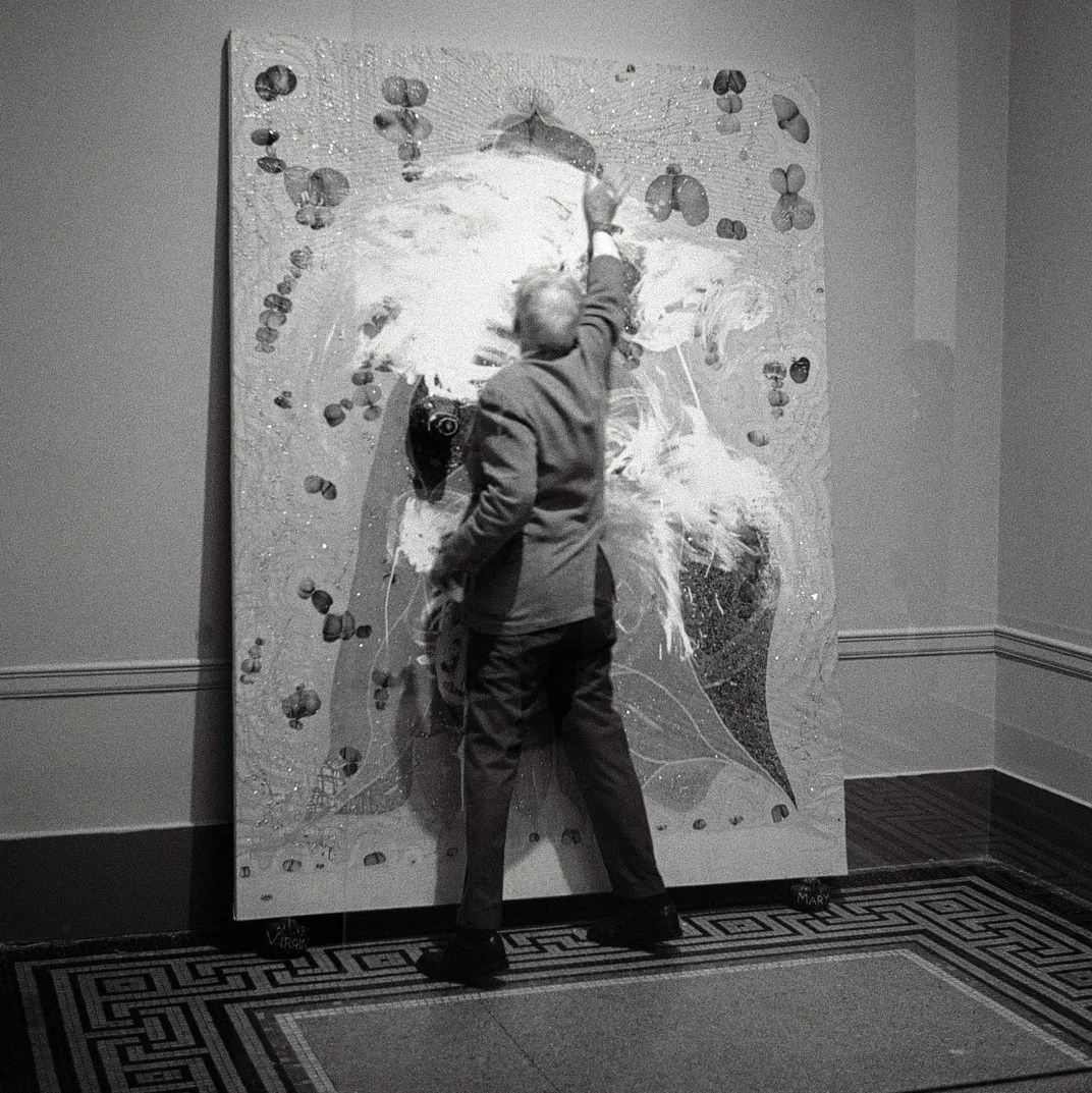 “It’s not the Virgin Mary. It’s a painting.” Whiteness’ politicised grip on Iconography explored around Ofili’s depiction of the Holy Virgin Mary.